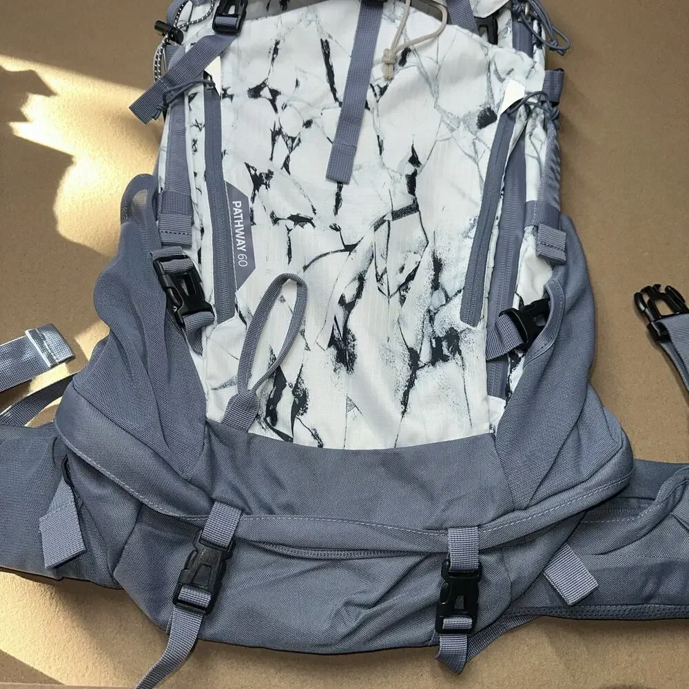High Sierra Pathway 2.0 Women's 60L Backpack Cracked Ice/Grey Blue